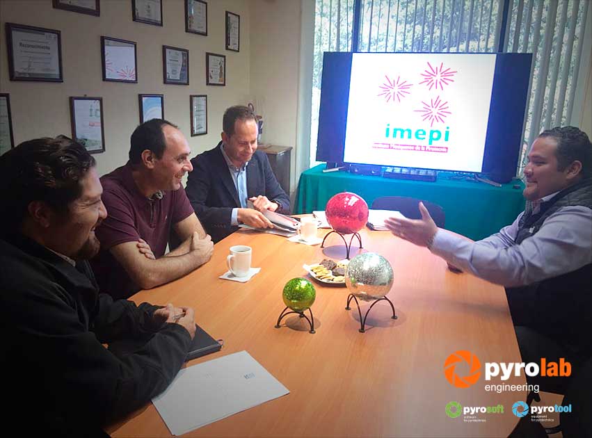 Meeting with the Institute Mexiquense of Pyrotechnics